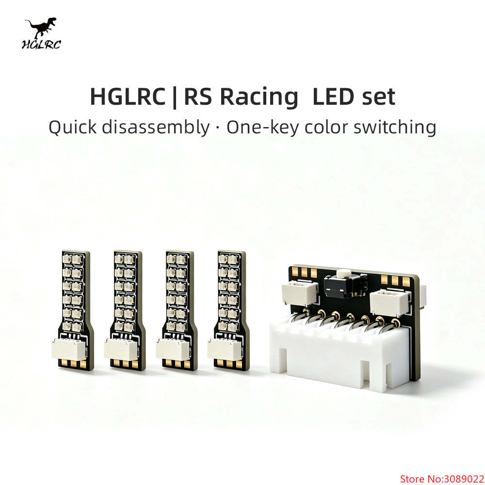 HGLRC RSレーシングLED 4個 2812 LEDミニ - Drone Kit Plug And Play のレビューと価格