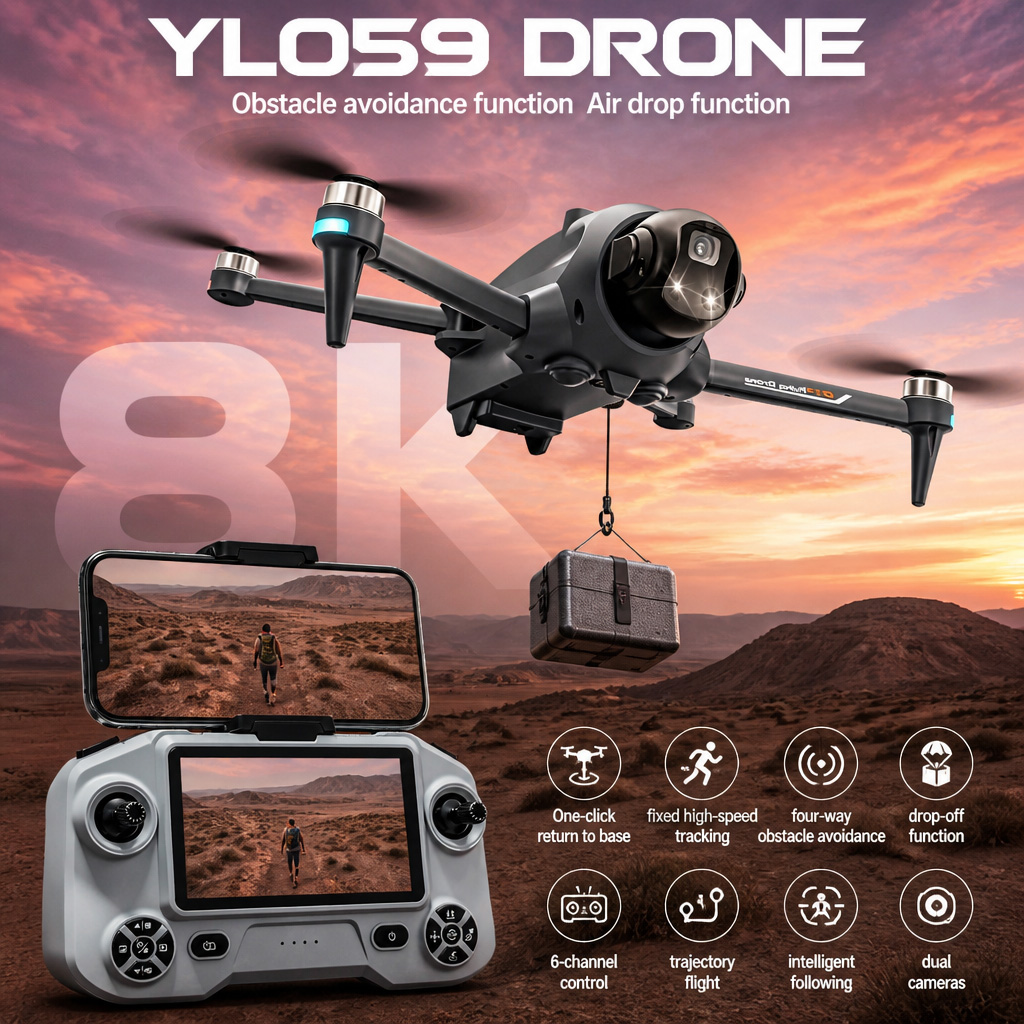 NEW YL059 ドローン GPS 自動帰還 障害物回避  - Drone Kit Professional のレビューと価格